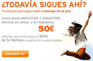 Hasta 50 euros de saldo