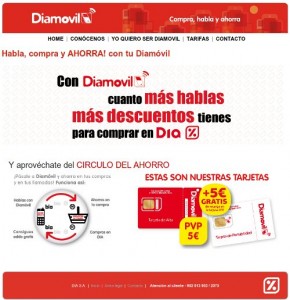 Nueva web de Diamovil