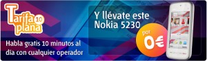 Nokia 5230 de la promoción de Euskaltel