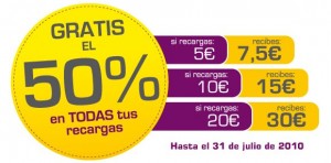 Mitad saldo extra gratis con LlamaYamóvil