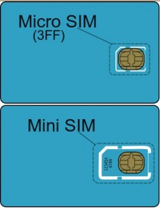 Tarjetas Micro-Sim como la de Simyo