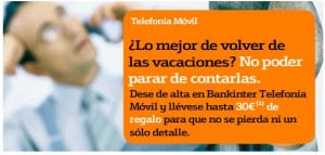 Promociones de Bankinter Móvil