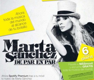 Marta Sánchez Spotify en 20 minutos