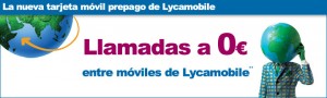 Llamadas móviles Lycamobile gratis 0 céntimos