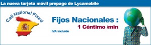 Llamadas nacionales Lycamobile a 1 céntimo