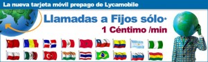 Llamadas a fijos internacionales 1 céntimo