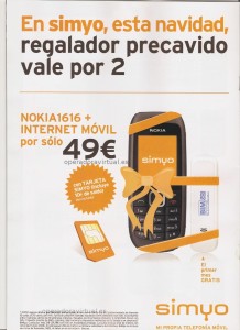 Nokia 1616+ internet móvil por 49 euros
