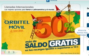 Orbitel Móvil recarga gratis saldo