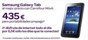 Tablets de Carrefour Móvil