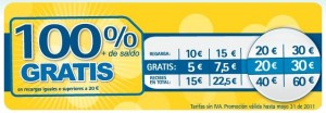 Promoción saldo extra gratis con Orbitel Móvil