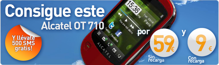 Euskaltel Alcatel OT 710 prepago