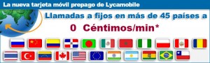 45 destinos de llamadas internacionales a 0 céntimos/minuto