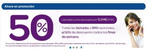 Llamadas a mitad de precio con Carrefour Móvil