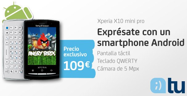Tu, móvil Xperia X10 mini pro