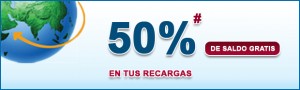 50% en llamadas extra gratis