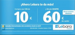 Promoción Lebara Télandcom