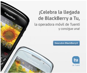 Celebra la llegada de BlackBerry a Tu, sorteo gratis