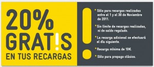 Saldo extra gratis al recargar MÁSmovil