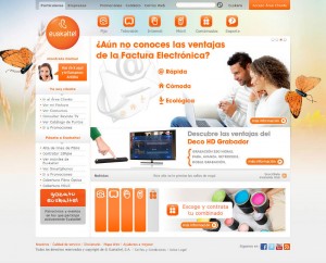 Euskaltel modifica la imagen de su web
