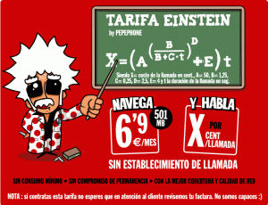 Pepephone Tarifa Einstein