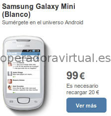 Samsung Galaxy Mini Tuenti Móvil en prepago