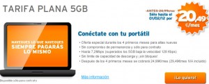 Tarifa plana de 5 GB de Simyo