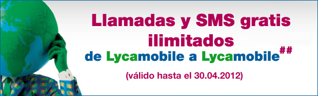 Llamadas y SMS gratis con Lycamobile en España