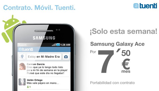 Samsung Galaxy Ace Tuenti Móvil