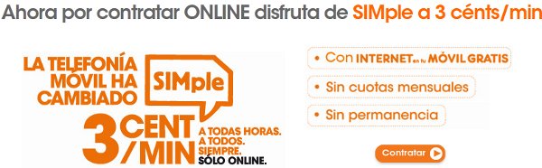 La tarifa SIMple de Euskaltel baja a 3 céntimos/minuto