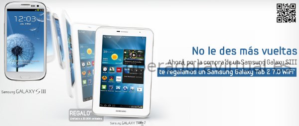 Tablet Samsung Galaxy Tab gratis con Yoigo y comprando un S3