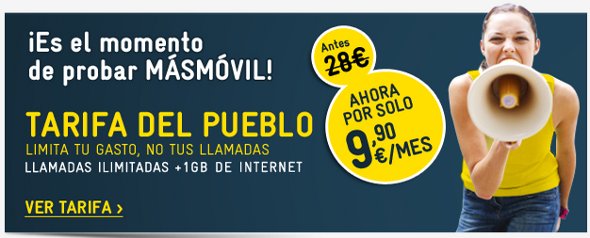 Llamadsa ilimitadas y 1 GB de datos por menos de 10 euros