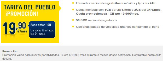 Llamadas ilimitadas y 1 GB promocionales con MÁSmovil