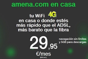 Descubre la red 4G de Amena en casa