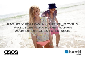 Concurso Tuenti Movil “Gana 200€ de descuento en ASOS"