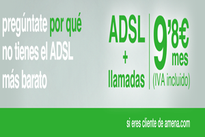 ADSL + llamadas en Amena ilimitadas