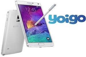 Llega el nuevo Samsung Galaxy Note 4 a Yoigo