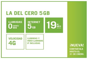 Yoigo lanza una nueva tarifa con 5 GB de navegación