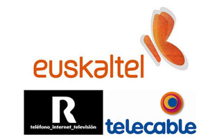 Euskatel, Telecable y R