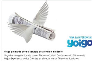 Yoigo es la mejor operadora de la región en lo que respecta al servicio de atención a clientes