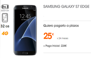 El Samsung Galaxy Edge S7 llega a Euskaltel a 25 euros al mes