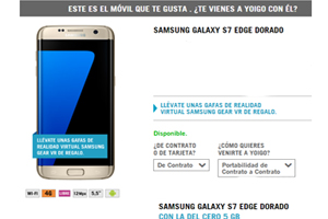 Maravíllate en Yoigo con el Samsung Galaxy S7 Edge al mejor precio