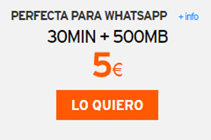 Whatsapea sin parar con Simyo y su tarifa lista para llevar 30/500