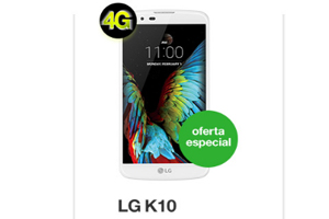 ¿Te gusta el LG K10? En Amena lo encuentras a menos de 5 euros al mes