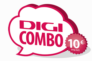Una gran manera de mantenerte bien comunicado todo el mes: El Digi Combo 10 euros de DigiMobil