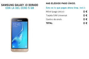 ¿Quieres en tu bolsillo el Samsung J3? ¡Yoigo te lo ofrece sin pagar más que tu tarifa!