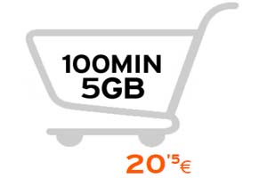 Simyo ofrece 100 minutos y 5 GB por 20 euros al mes