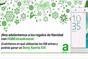 Amena te regala de gigas por navidad adelantada