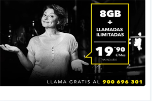 Todavía estas a tiempo: Llamadas ilimitadas y 8 GB con descuento por tres meses en Más Móvil