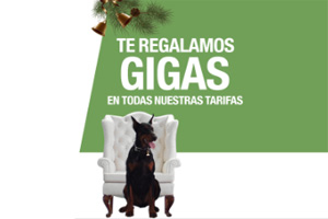 Amena regala gigas en todas sus tarifas antes de que llegue navidad