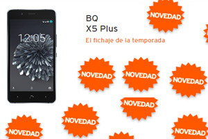 El BQ X5 Plus de estreno en la tienda Simyo